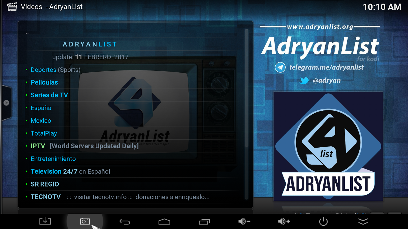 How to Install AdryanList Kodi Addon